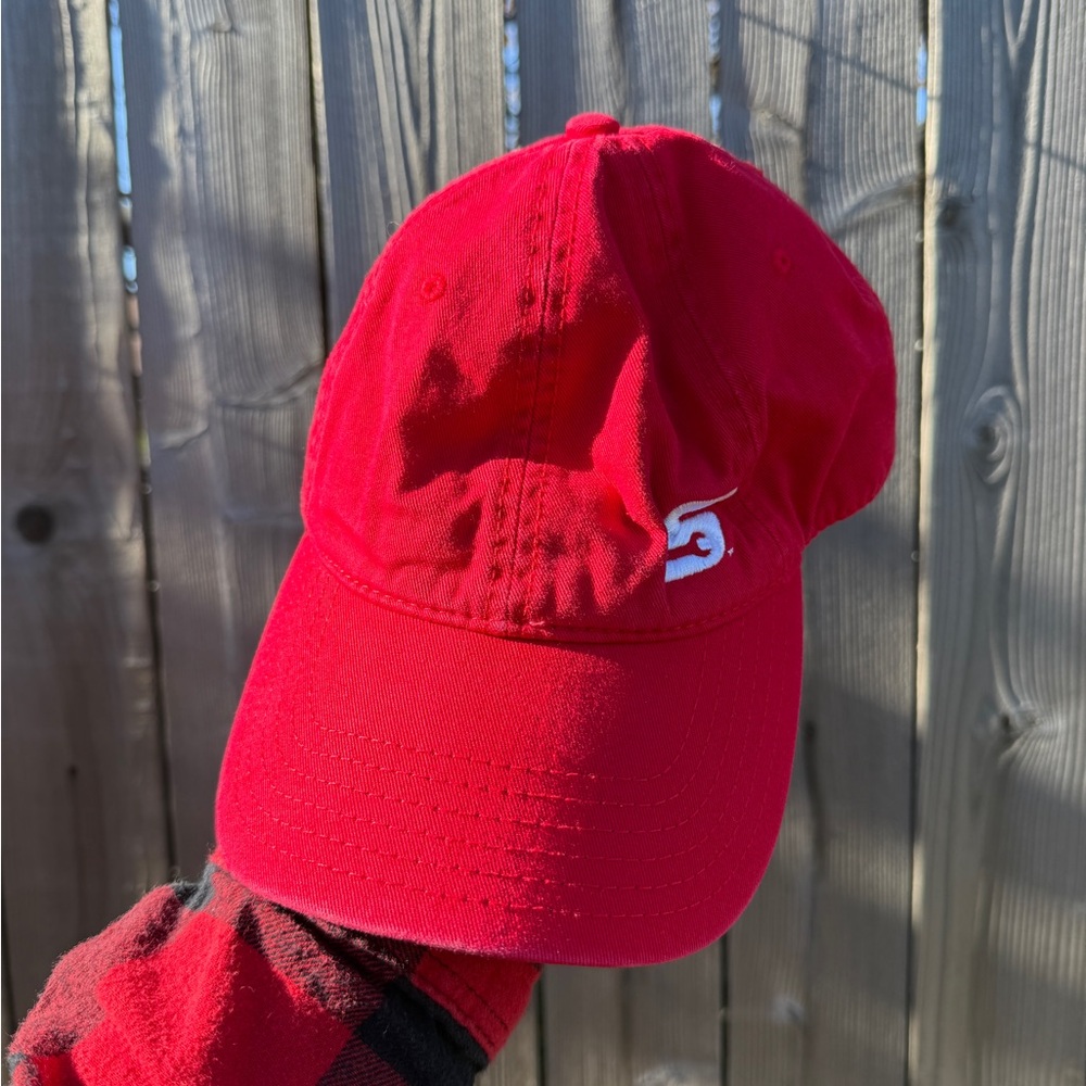 SnapOn Red dad hat